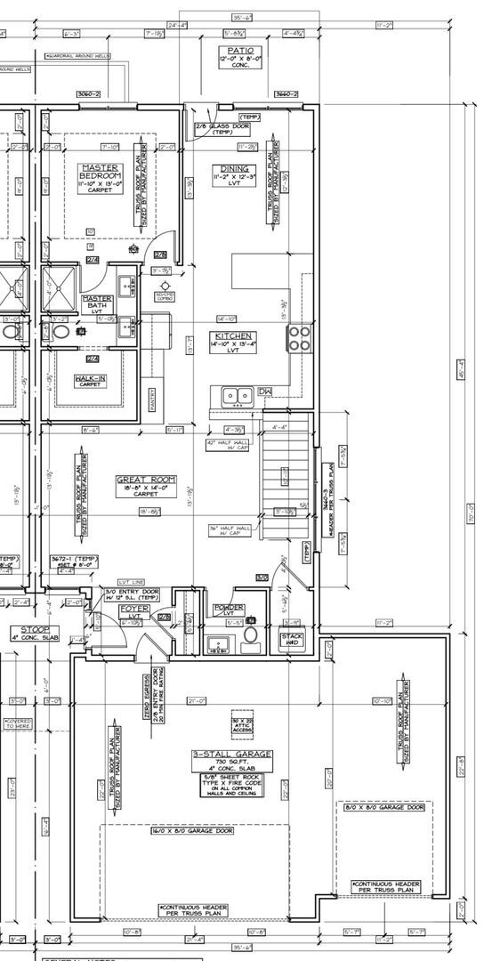 Building Photo - Brand new ranch townhome with 3 stall garage. Spacious 2 bedrooms with walk in closets, 2.5 bathr...