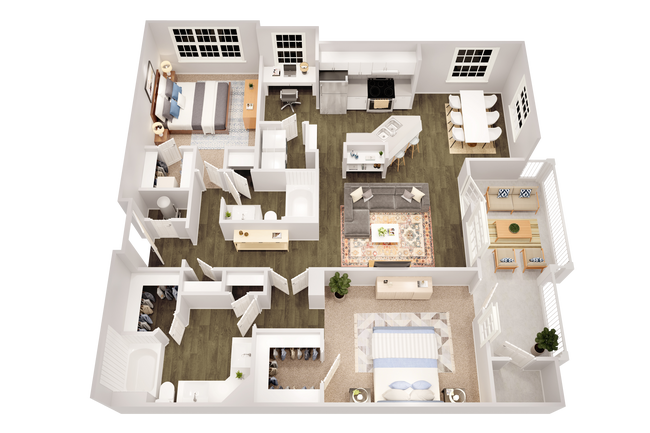 Floorplan - The Adair Apartment Homes