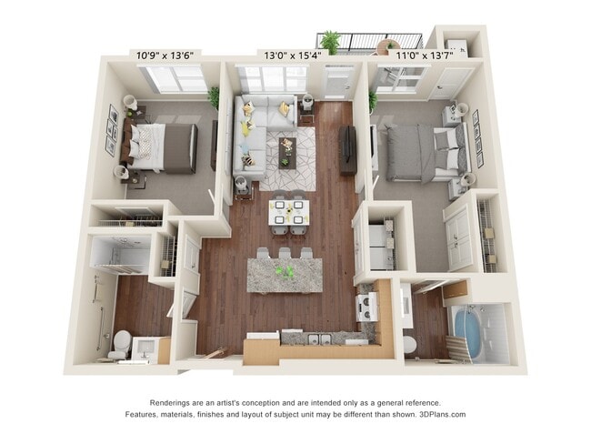 Floorplan - The Oasis at Twin Lakes
