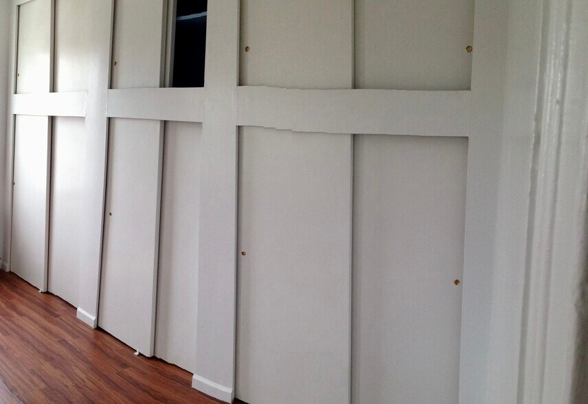 Built in closets in large bedroom - 397 Manhattan Ave