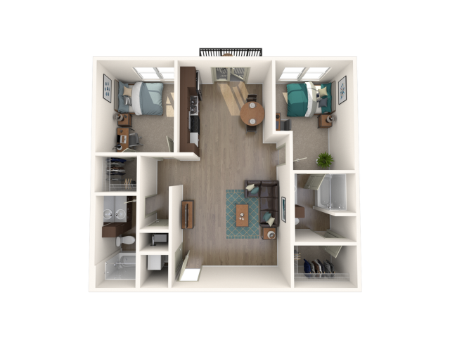 Two Bedroom - zGrandMarc Austin