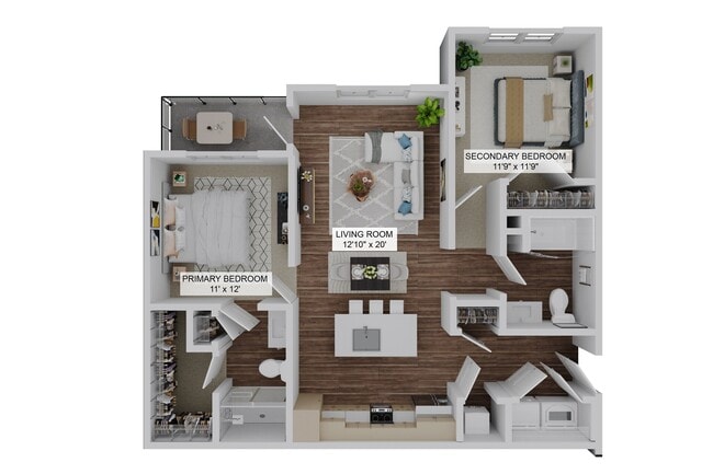 Floorplan - The Quinn Luxury Apartments