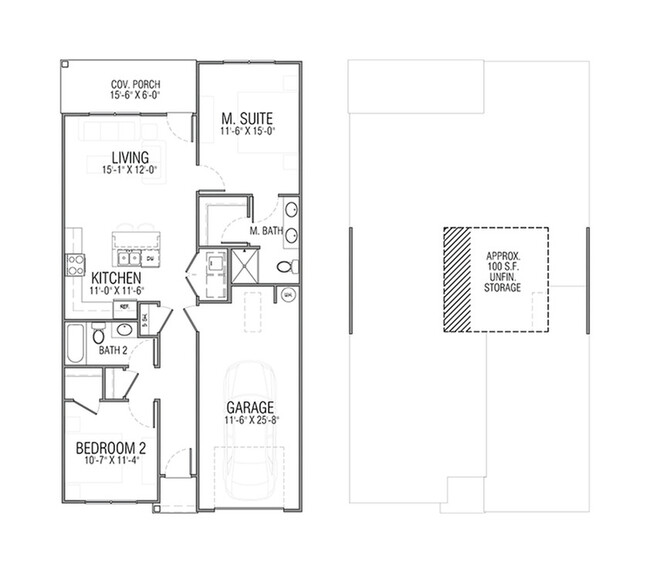 Richmond Floor Plan - The Cottages at Loganville