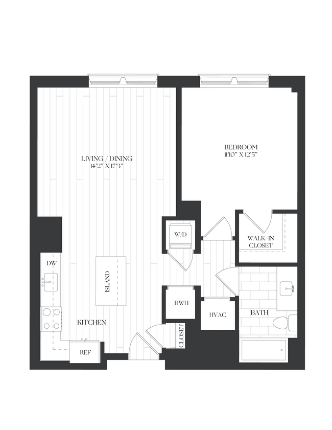 Floorplan - The Barrett at Chevy Chase Lake