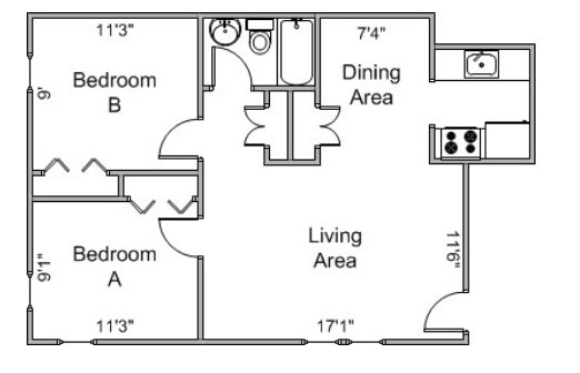 Floorplan - 2406 Calypso Rd