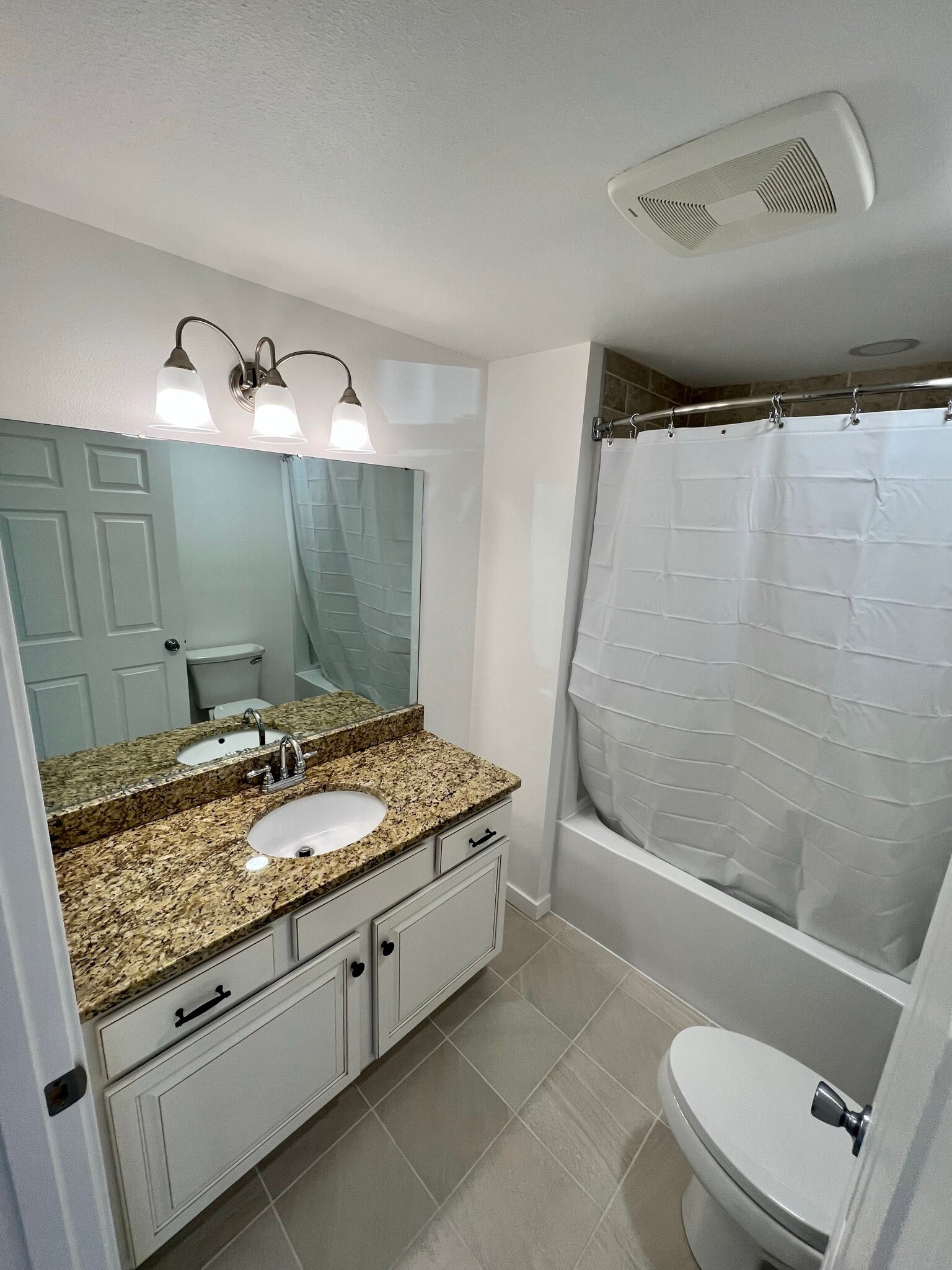 Bathroom, new everything, large vanity. - W4493 Spruce Dr