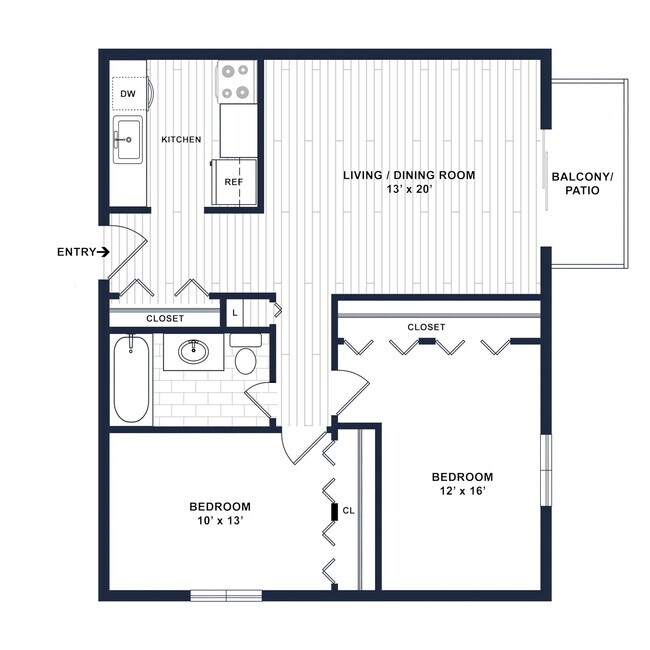 Floorplan - The Oaks Apartments