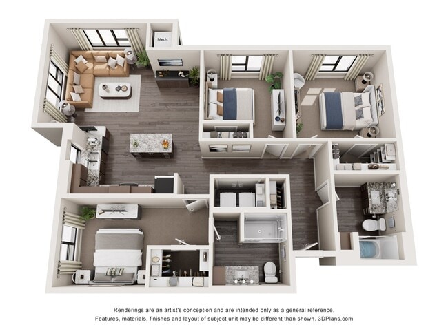 Floorplan - Decatur Landing I & II