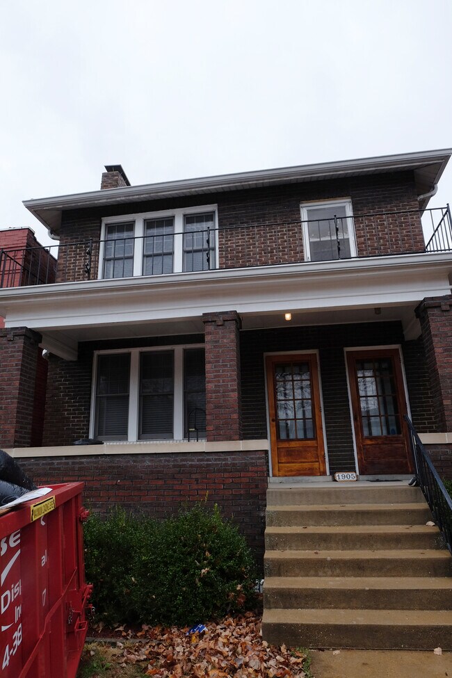 Two Family flat with wonderful front porch and second floor balcony - 1905 Forest Ave