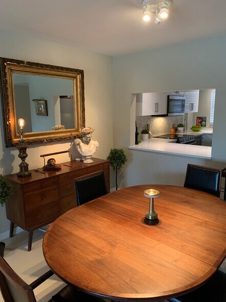 Dining area (shown furnished here for scale) - 1100 N Shore Dr NE