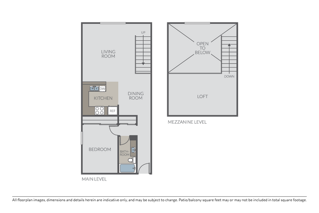 Plan 1B Loft - The Blake LA