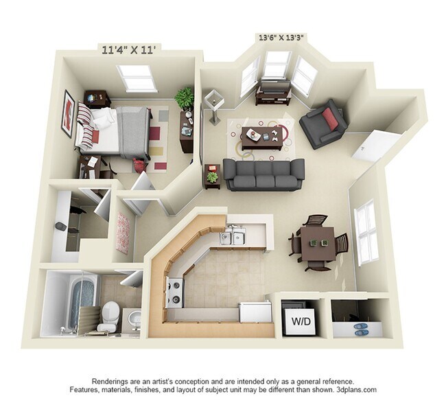 Floorplan - Parkview Apartments