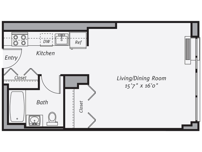 Floorplan - Avalon Riverview South Tower