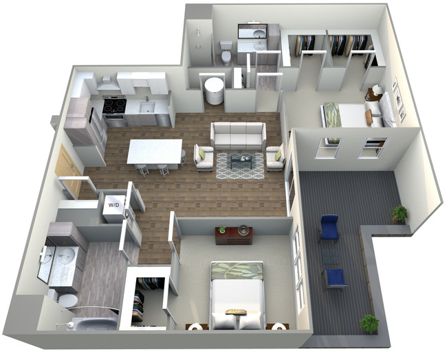 Floorplan - The Huntington