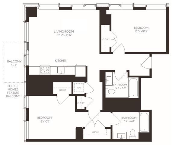Floorplan - VIA Seaport Residences