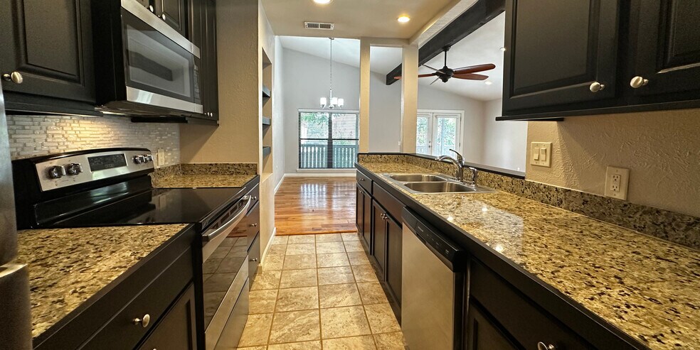 View from rear of kitchen - 6723 Eastridge Dr