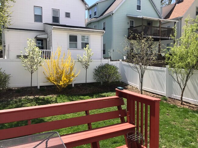 Fenced in backyard - 28 Clayton Ave