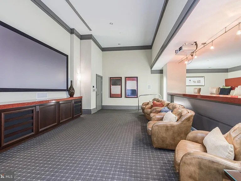 The movie room. - 4500 S Four Mile Run Dr