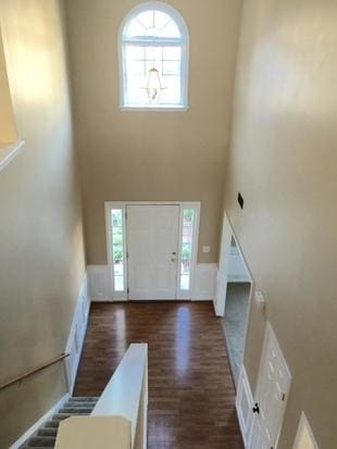 View from upstairs to front door - 5736 Keowee Way