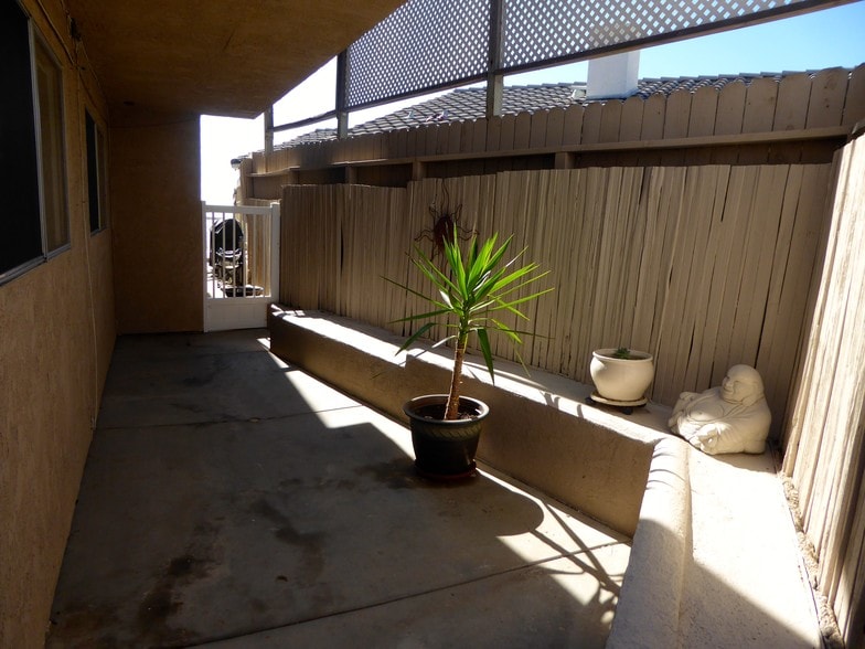 Private patio in rear - 1201 Buena Vista