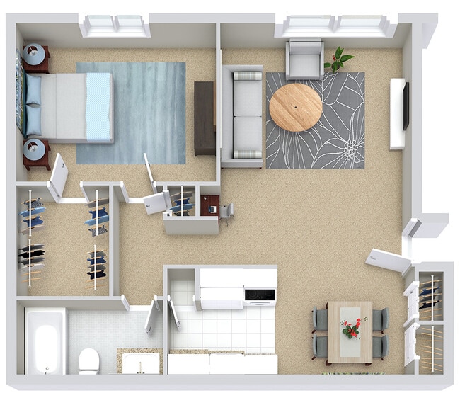 Floorplan - Towne Square Apartments