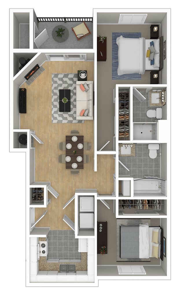 Floorplan - Andrea Place Apartments