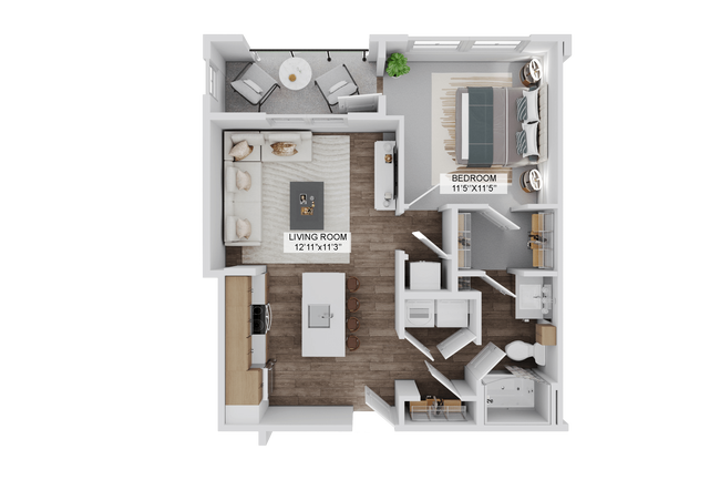 Floorplan - The Stadler Luxury Apartments