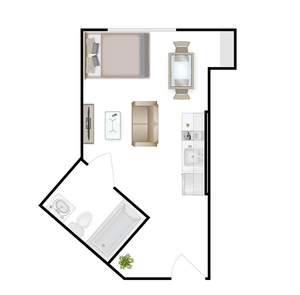 Floorplan - Minnie Flats