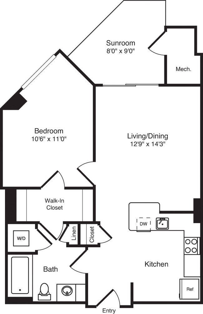 Floorplan - The Prime at Arlington Courthouse