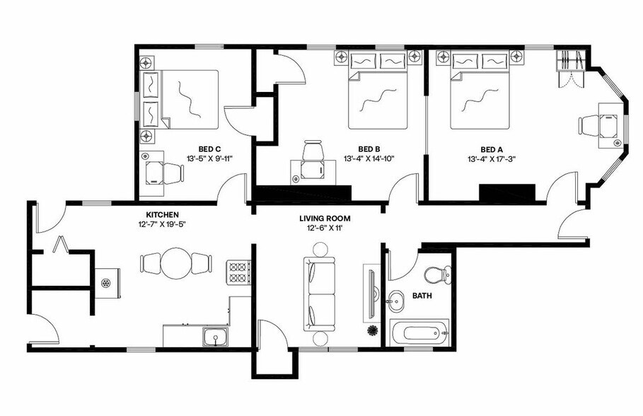 Building Photo - Room in Shared 3 bed/1 bath home