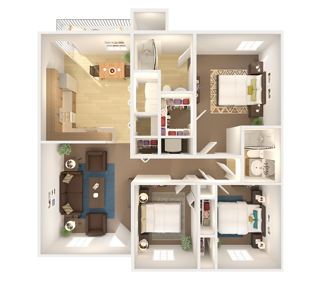 Floorplan - Timberwood Trace Apartments