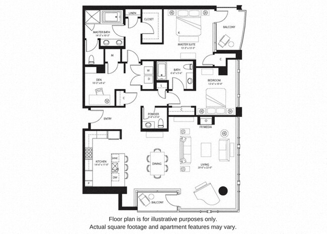 Floorplan - The Bravern