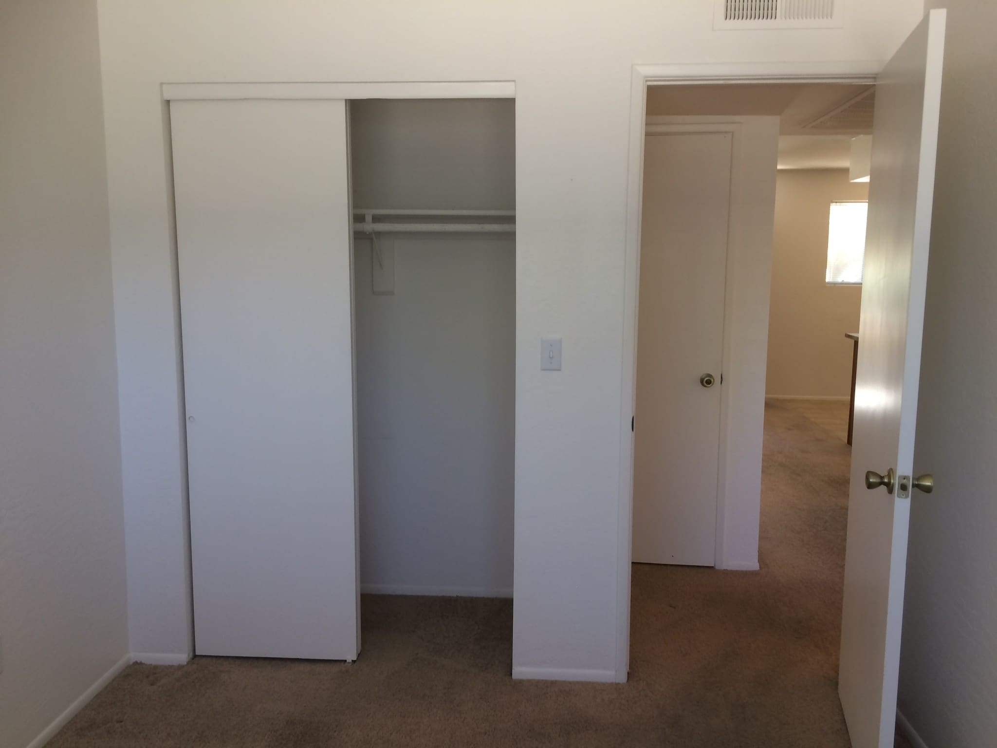 wardrobe bedroom closet/hallway utility closet & additional linen cabinets - 7542 E Carefree Dr
