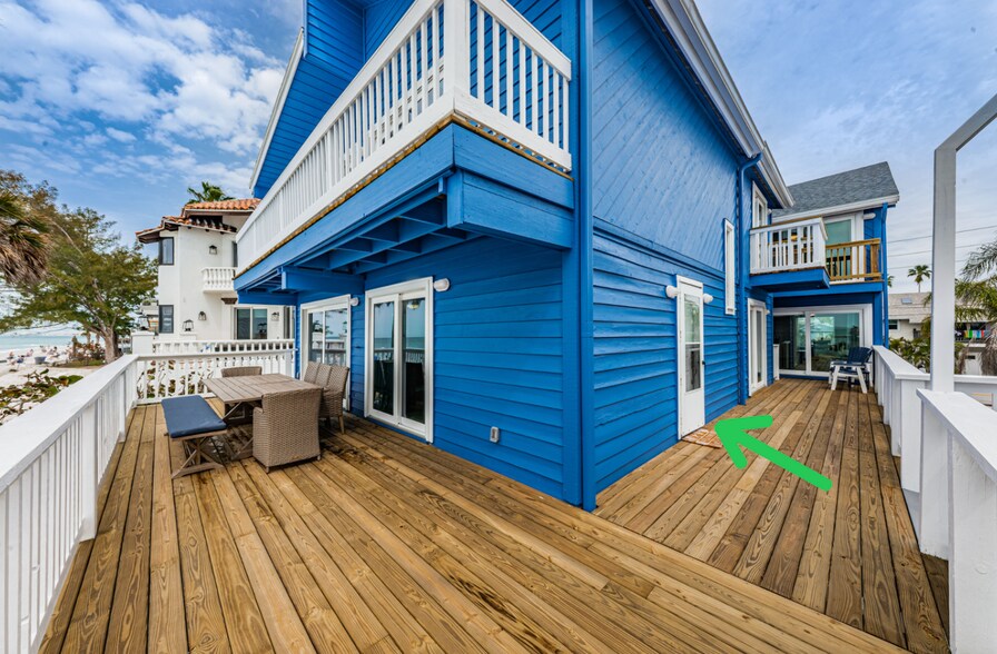 Main Entrance & Main Balcony Access - 8432 W Gulf Blvd