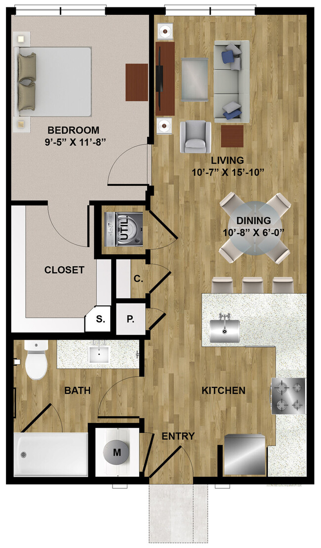 Floorplan - Bishop Central