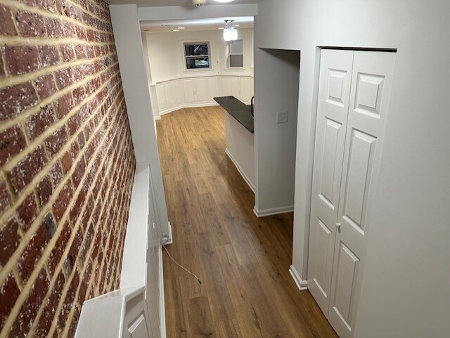 View from back entrance into basement apartment - 71 W St NW