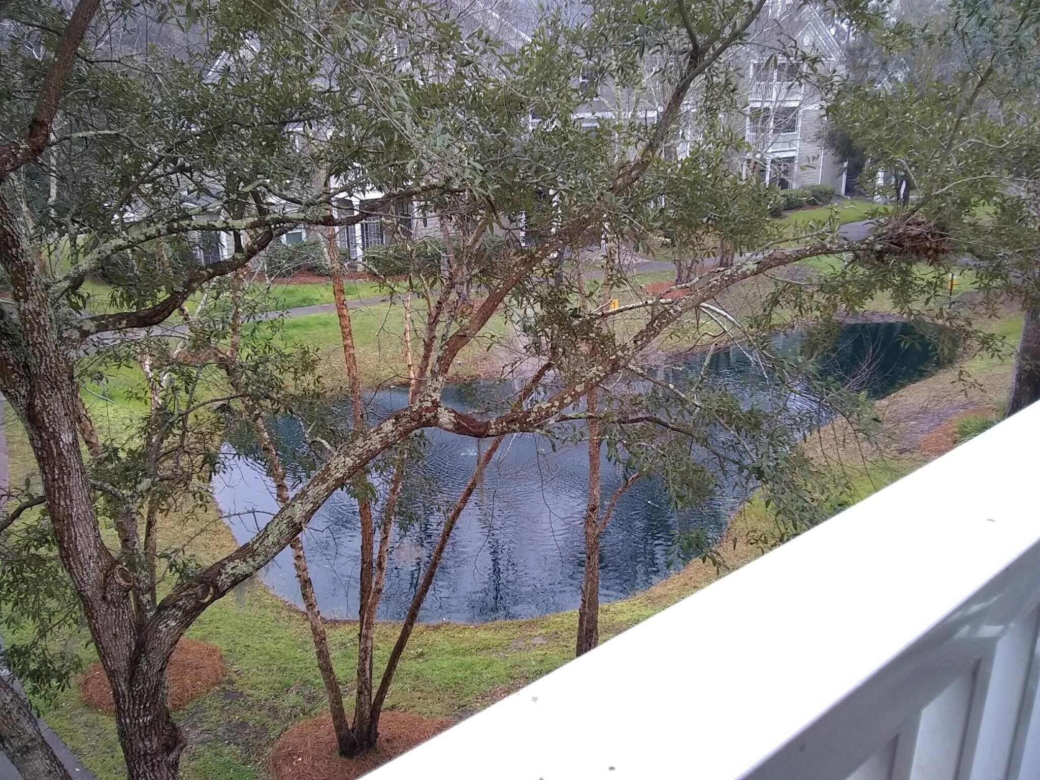 View from apartment deck in winter - 100 Kensington Blvd