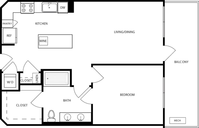 Floorplan - Mara Pacific Beach