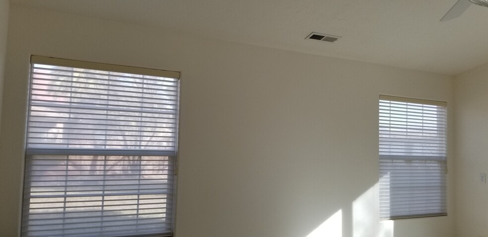 7. North-facing garden views - best location to set up bed (with Hunter Douglas privacy blinds) - 137 E 755 S