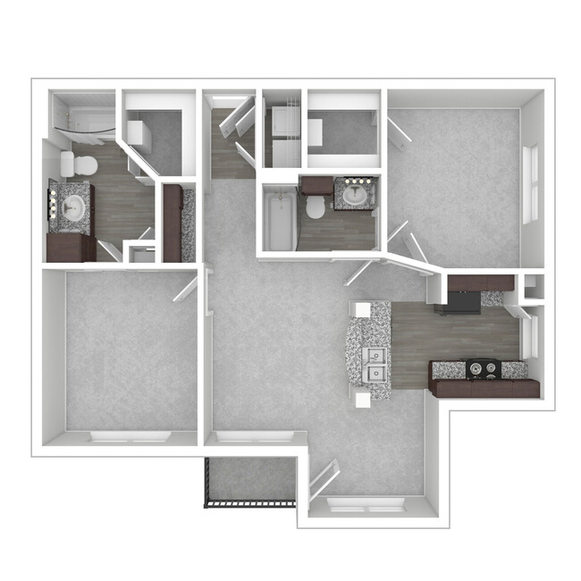 Floorplan - Lodge at Guadalupe Apartments LP