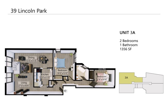 Floorplan - Lincoln Park Lofts