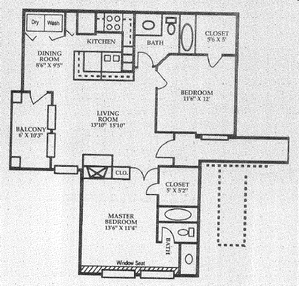 2BR/2BA - Summerlake