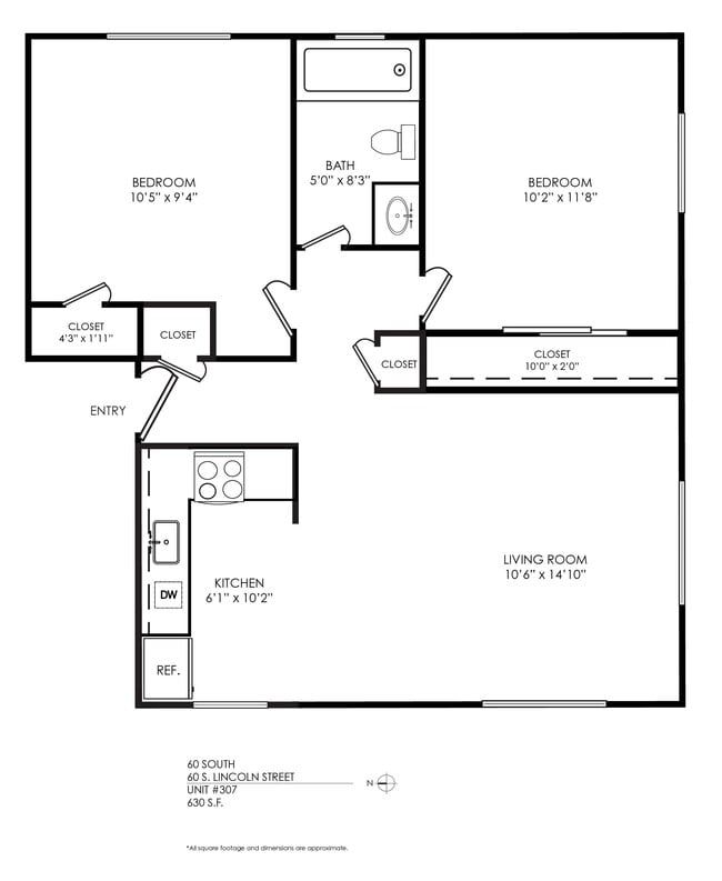 Floorplan - 60 South