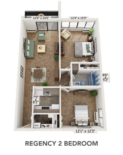 Regency 2 Bedroom - Regency Building