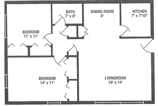 2 Bed Traditional - Nobb Hill