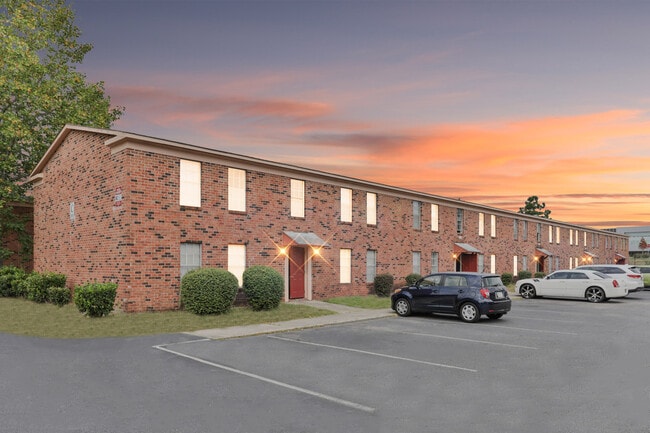 Beautiful Twilight Exterior - Fountain City Apartments