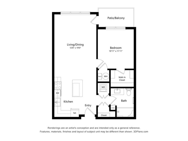 Floorplan - Preserve at Peachtree Shoals 55+ Apartments