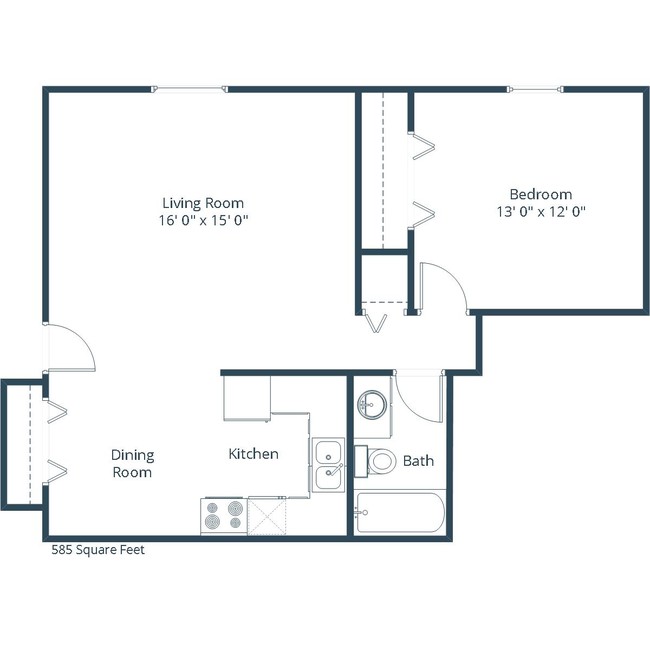 Floorplan - Riverpark Apartment Community