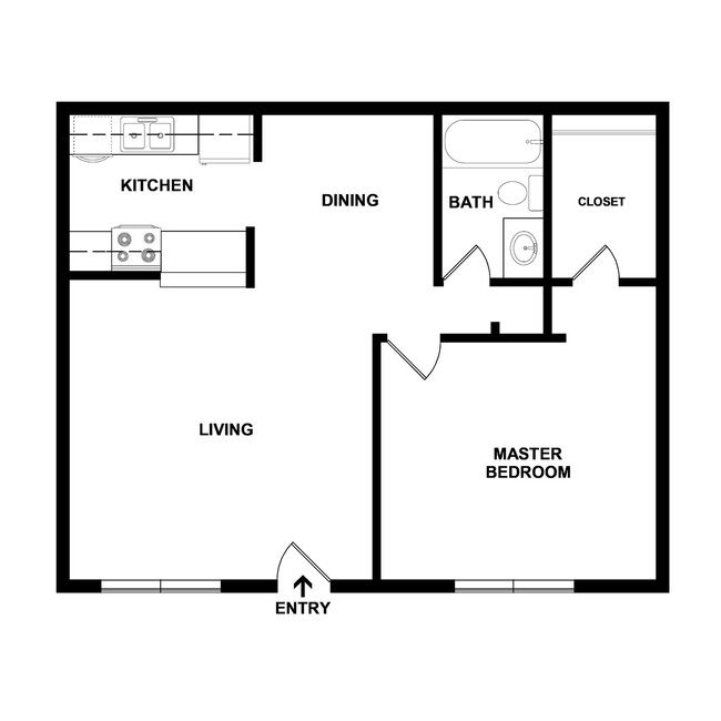 Floorplan - Mission Pointe Club Apartments