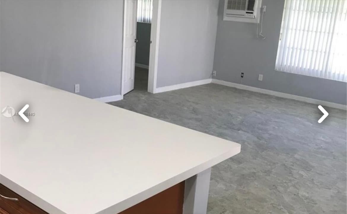 Partial view of living room from kitchen - 3049 NE 20th Ter
